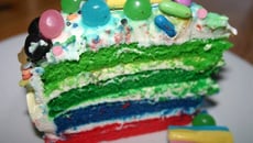 Layer cake technicolor bonbons