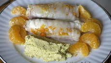 Queue de lotte mandarine artichauts