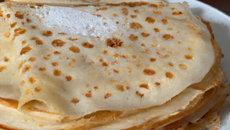 Crêpes faciles au sucre vanillé
