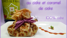 Aumonière de banane au cidre