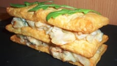 Feuilleté au fenouil et gorgonzola