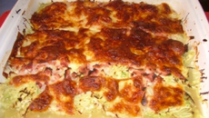 Fondant de courgettes jambon-mozarella