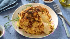 Chou-fleur rôti entier