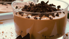 Mousse au chocolat crunchy