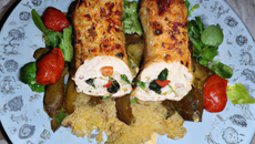 Escalope de poulet farcie à ma façon