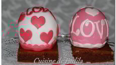 Sphère d'amour pour la saint valentin