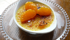 Crême brulée carottes et fruits secs