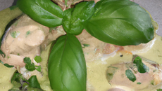 Blanquette de lapin au basilic