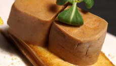 Foie gras en chaussette
