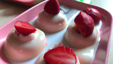 Crème aux fraises bonbons