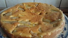 Gâteau renversé aux poires maison