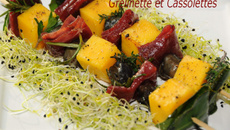 Brochettes d'escargots