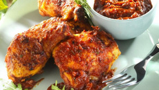 Poulet mariné barbecue