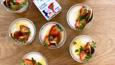 Pana cotta aux fruits de saison