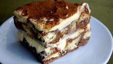 Tiramisu au chocolat noir