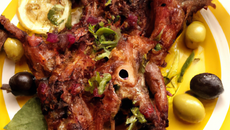 Lapin grillé à l'orientale