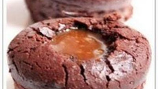 Fondant au chocolat-cœur coulant de caramel beurre salé