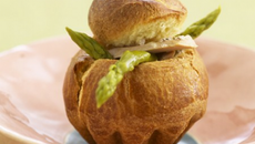 Brioche fourrée au foie gras