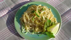 Spaghettis au citron