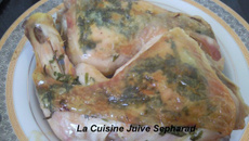 poulet au persil au four