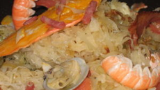 Choucroute de fruits de mer et algues