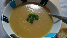 Soupe à l'ail express