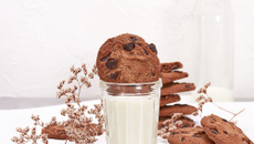 Cookies au café et aux noix de pecan avec pépites de chocolat