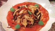 Feuilles de Tofu aux champignons noirs