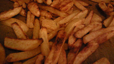 Frites au four maison