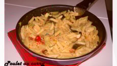 Poulet au curry et au lait de coco