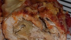Roulades de dinde aux fromages et aubergine