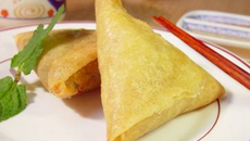 Samoussa au chèvre frais