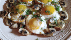Champignon en œufs dur