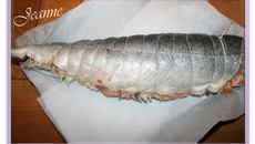 Saumon farci façon asiatique
