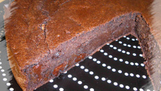 Gâteau somptueux au chocolat gourmand