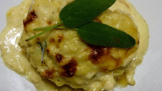 Gratin de fenouil farci sauce au reblochon
