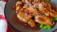Poulet à la sauce glacée Teriyaki