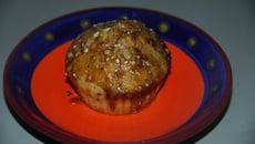 Muffins au coffee curd, amandes, fève tonka