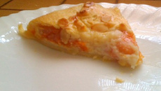 Tourte abricot & crème d'amande