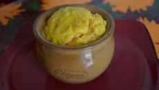 Soufflé de carottes au gouda au cumin