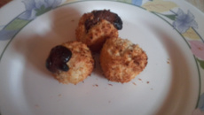 Rochers au chocolat fondant et noix de coco