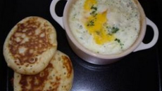 Œuf cocotte saumon aux blinis maison
