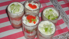 Verrines de Noël classiques