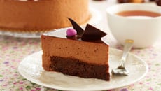 Entremets au chocolat et marrons