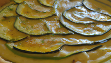 Tarte legere aux courgettes