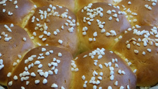 Brioche sans beurre et sans œuf à la fleur d'oranger