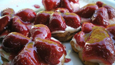 Mignardises aux fraises