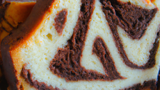 Gâteau marbré au chocolat