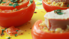 Tomate farcie au thon maison