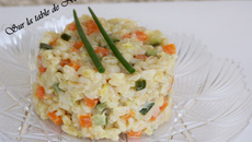 Blésotto crémeux aux légumes